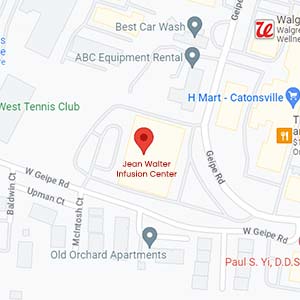 Get Directions to Jean Walter Infusion in Catonsville, MD