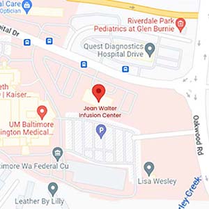Get Directions to Jean Walter Infusion in Glen Burnie, MD