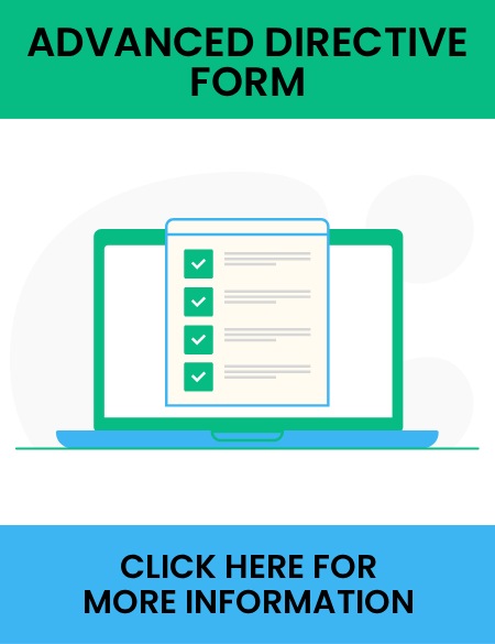 Advanced Directive Form at Jean Walter Infusion Center in Maryland