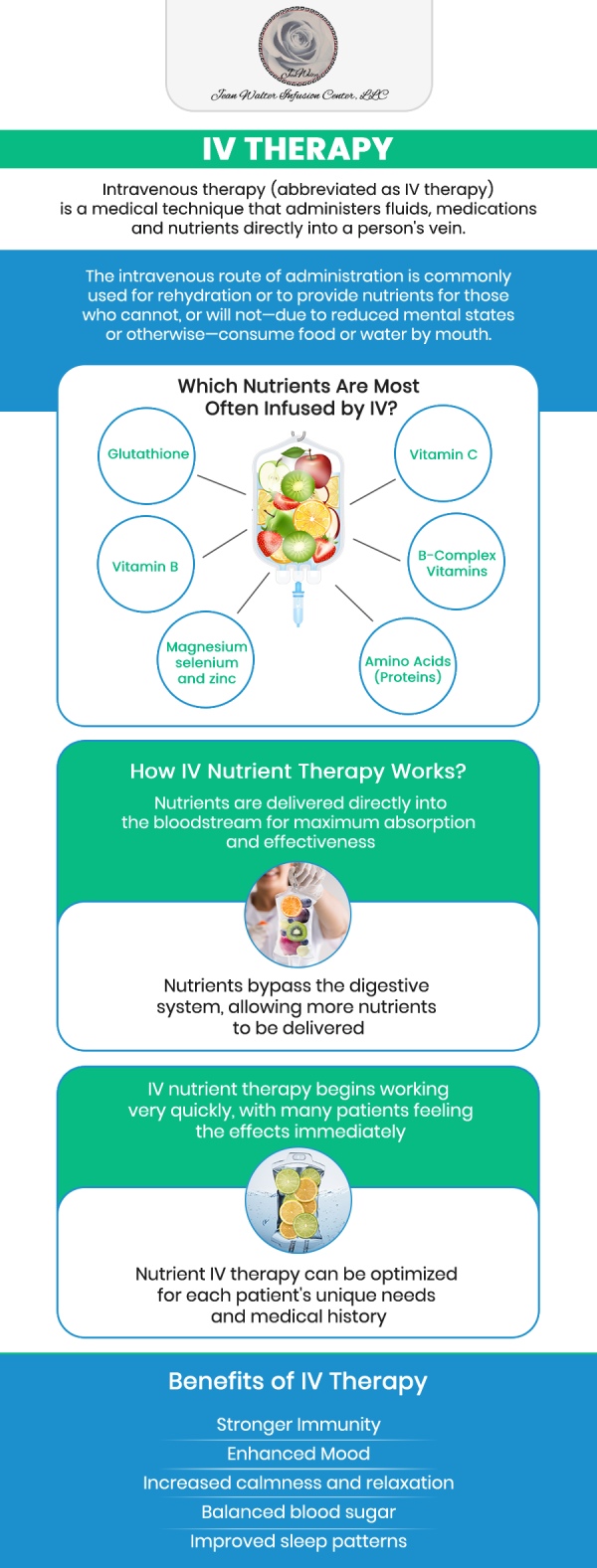 Navigating your journey to better health should be as seamless as the treatment itself. At Jean Walter Infusion Center, Dr. Nasseri, MD and our dedicated medical team prioritize your convenience and clinical safety above all else. Our Columbia, MD facility is designed to streamline the scheduling process while offering same-day availability, ensuring we respect your time and health goals. However, we do not accept walk-in patients. For more information, contact us or book an appointment online. We are conveniently located at 5500 Knoll North Dr, Suite 250A, Columbia, MD 21045.